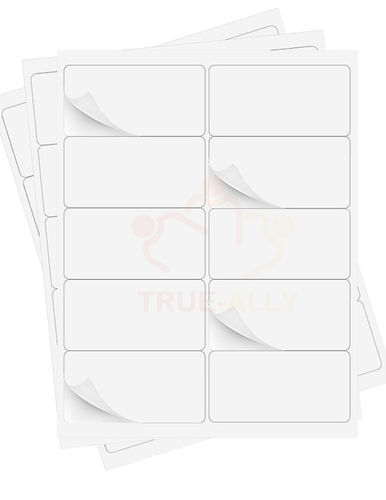 Rectangular Self Adhesive Product Labels