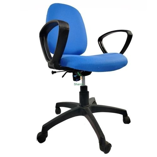 MUlti Color Mid Back Fabric Revolving Chair For Office