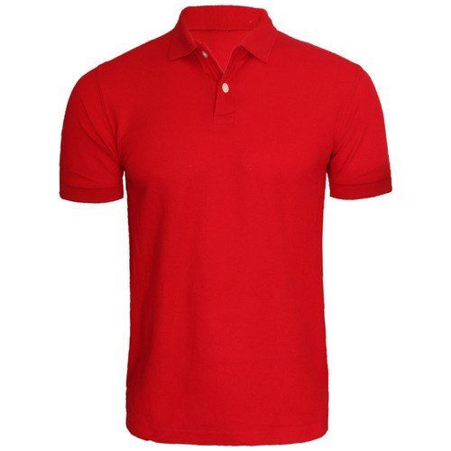 Shrink Resistant Men Polo T Shirt