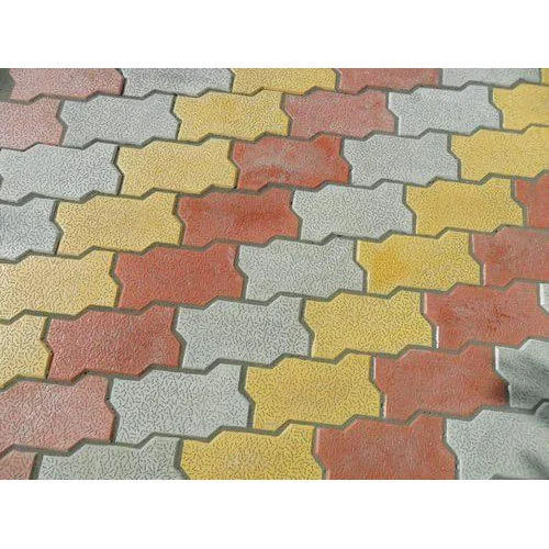 Slip Resistant Multi-Color Concrete Paver Blocks