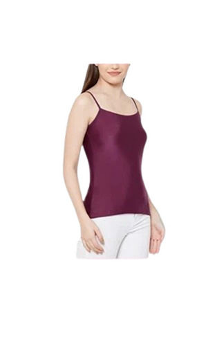 Daily Wear Skin-Friendly Regular Fit Sleeveless Plain Breathable Cotton Ladies Camisoles Top