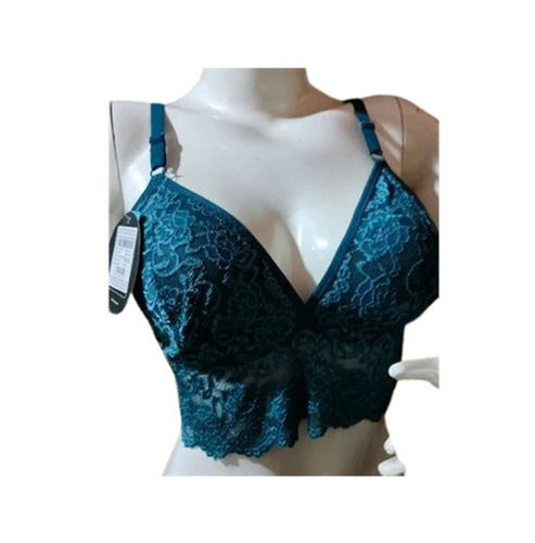 Daily Wear Skin-Friendly Regular Fit 3/4th Coverage Plain Lace Ladies Non-Padded Bra