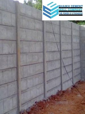 Precast Compound Wall - Cement Wall, Size 6, Plain Pattern | Accurate Dimension, High Strength, Easy to Fit, Polished Finishing