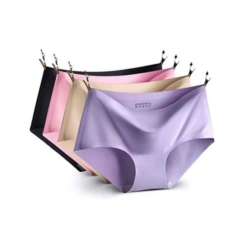 Daily Wear Regular Fit Skin Friendly Breathable Plain Ladies Seamless Panties