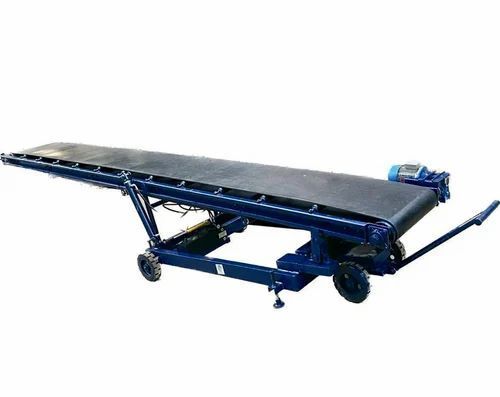 Semi Automatic Hard Structure Truck Loading Conveyor Machine