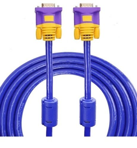 ADNet Prime 10Mtr VGA Cable High Speed High Quality Pure Copper Blue