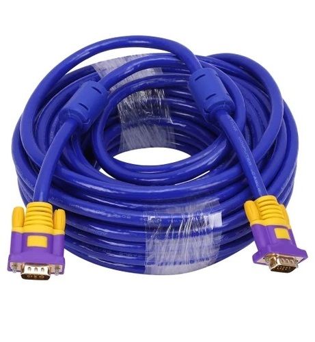 ADNet Prime 15Mtr VGA Cable High Speed High Quality Pure Copper Blue