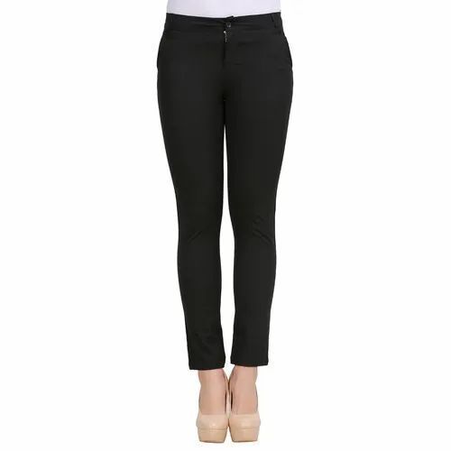 Comfortable Washable Plain Casual Wear Girls Pant