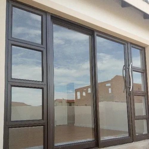 Swing Opening Style Coated 8 Feet Aluminium Doors