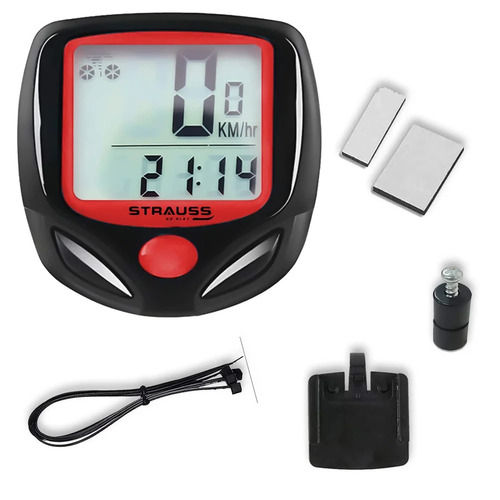 Black Color Plastic Material Digital Bicycle Speed Meters