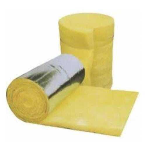 Yellow Color Round Shape Glass Wool Insulations