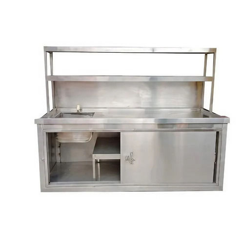 Free Stand Polished Finish Corrosion Resistant Stainless Steel Pick Up Counter