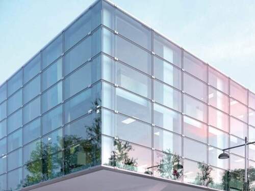 Transparent Architectural Glass Facade For Commercial