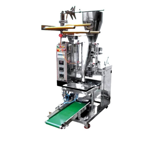 Automatic Pouch Packing Machine - 10-400g Capacity, 500-1000 Pouches/hour | Electric Drive, Durable & Rust Proof, Silver Finish