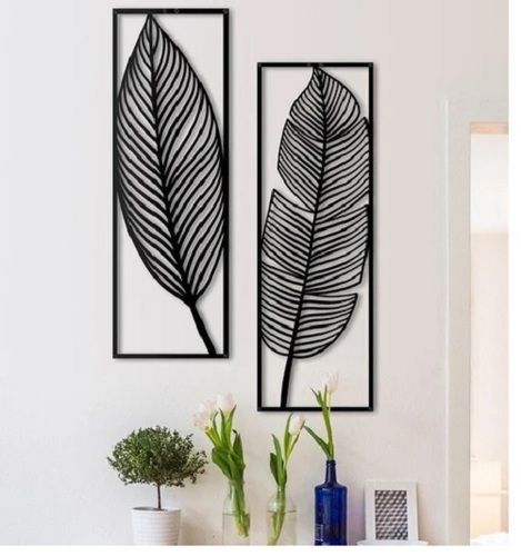 Iron Leaf Wall Art