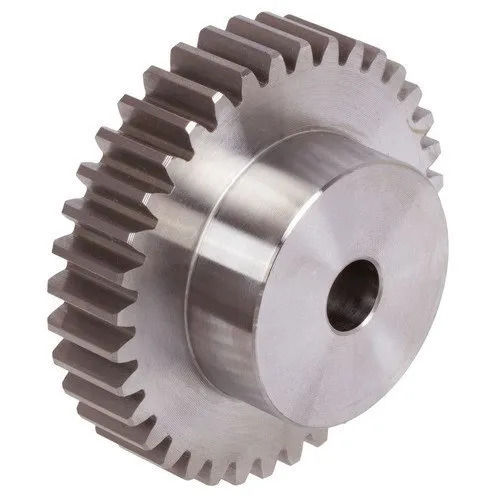 Round Shape Polished Finish Corrosion Resistant Stainless Steel Spur Gears