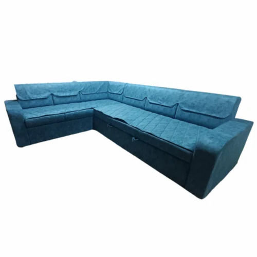 Velvet 4 Seater Modern Design Sofa Cum Bed