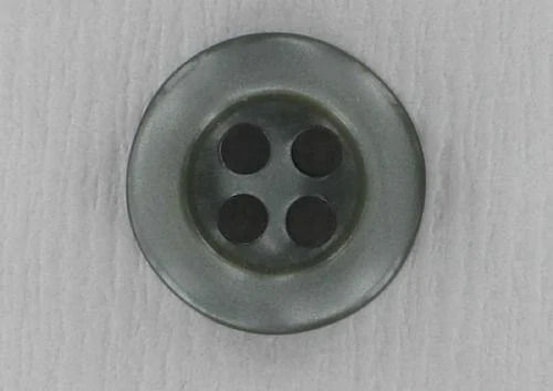 Four Hole Black Polyester Button