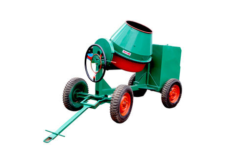 Semi-Automatic Mild Steel Material Concrete Mixer Machine