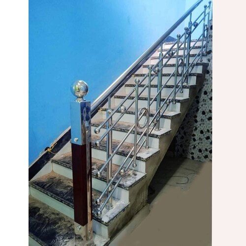 Corrosion And Rust Resistant Stainless Steel Staircase Railing