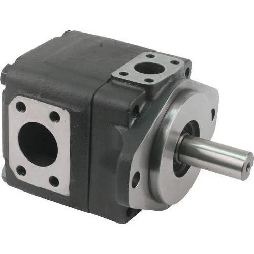 Electrical Hydraulic Vane Pumps - Cast Iron, Standard Size, Black Color | High Efficiency, Corrosion & Heat Resistant, Easy to Install & Operate, Polished Finish, Single & Three Phase Motor