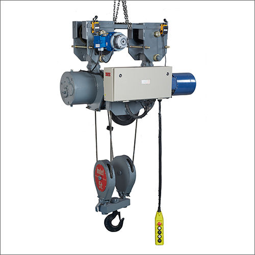 Heavy Duty Wire Rope Hoist - Electric Power Source, Multicolor Design ...