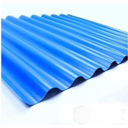 Blue Color Hot Rolled PVC Corrugated Roofing Sheet