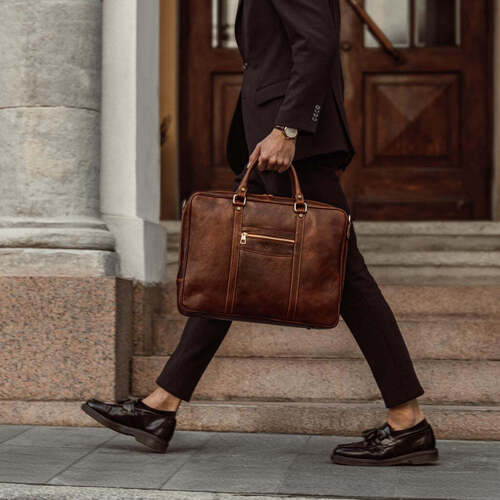 LEATHER LAPTOP BAG