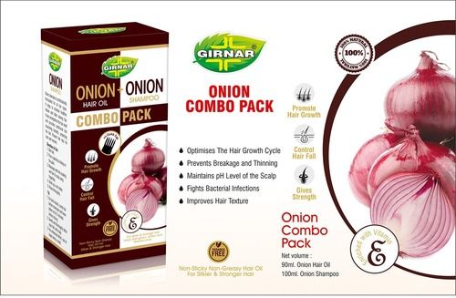 Onion Hair Oil and Shampoo Combo Pack