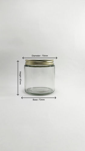 250 Ml 7oz Manson Screw Jar (Golden Cap)