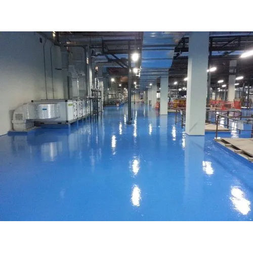 Eco-Friendly Weather Resistant Water Proof Blue Epoxy Floor Liquid Coating