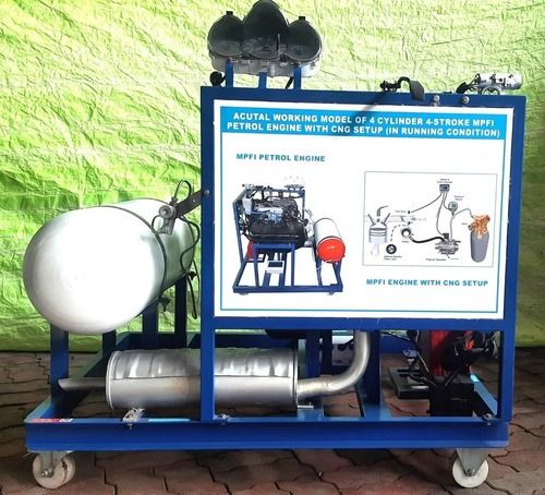 MPFI Engine In Runing Condition With Cng Setup