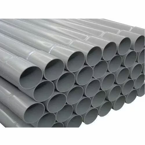 Leak Proof Heavy Duty And Long Durable Round Grey PVC Pipe