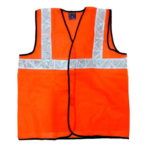 Sleeveless Polyester Unisex Polyester Reflective Safety Jacket