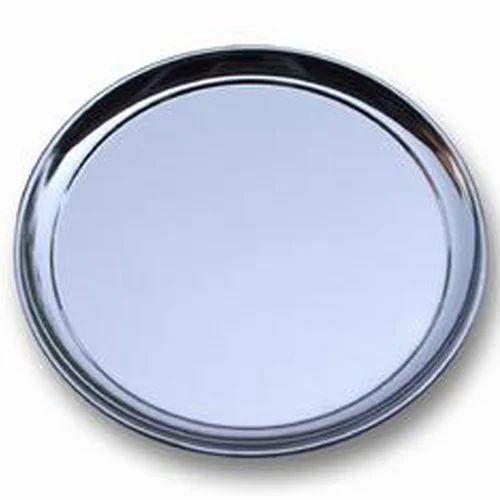 Stainless Steel Round Plate - Lightweight, Silver Finish | High Quality Testing, Delivered On Time, Affordable Pricing