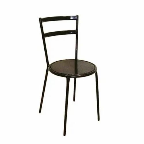 Ruggedly Constructed Round Steel Chair