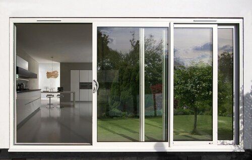 White UPVC Sliding Door