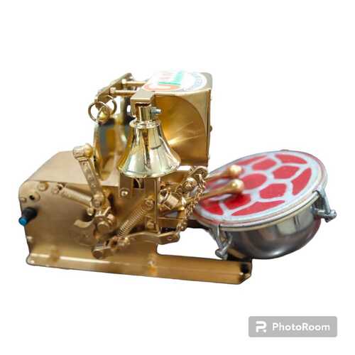 Electric Automatic Aarti Machine with Remote Control and Adjustable Timer for Pooja Ceremonies