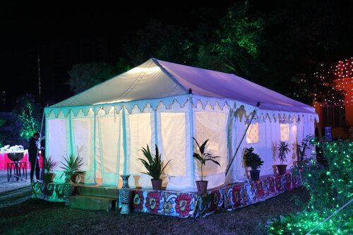 Polyester Decoration Luxury Glamping Tent