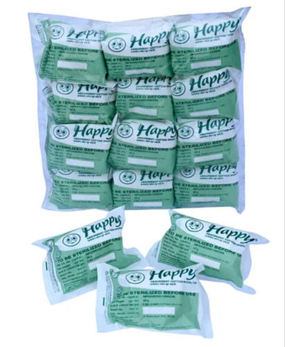 Absorbent Cotton Wool IP - 100% Soft Cotton, Rectangle Shape, Waterproof , Sterilized and Eco-Friendly, Disposable Type Clamps