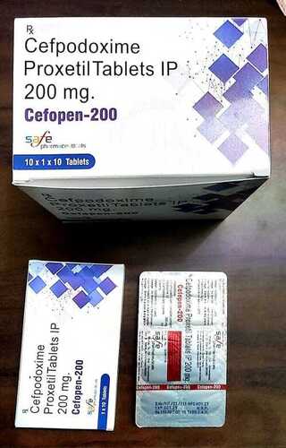 Cefpodoxime Proxetil Tablet - Highly Effective, Accurate Composition, Properly Packed | Low Price Range, Quality Tested