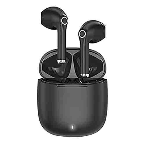 Plastic and Rubber Body Noise-Canceling High-Base Sound Bluetooth Wireless Earbud Earphone for Mobile