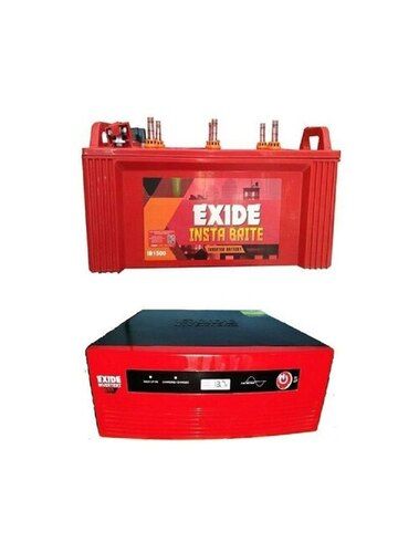 Long Back Up Heavy-Duty Vibration Free Heat Resistant Exide Inverter Battery