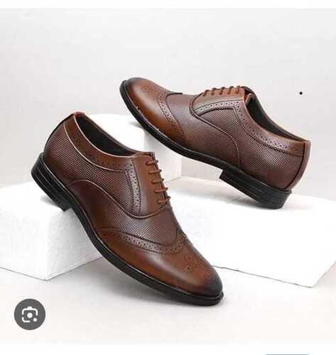 Lace Closure Mens Leather Shoes