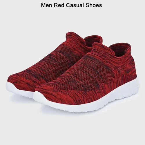 Fancy Men Red Casual Shoes