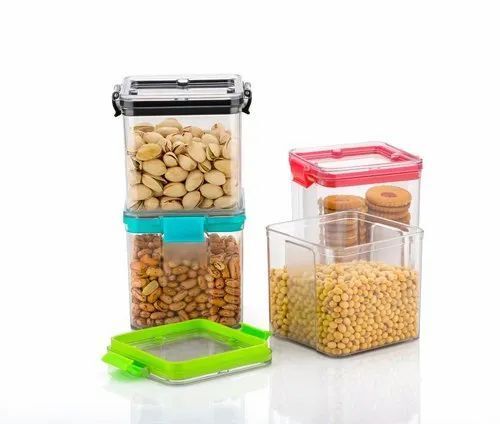 Portable Durable Plastic Food Storage Container