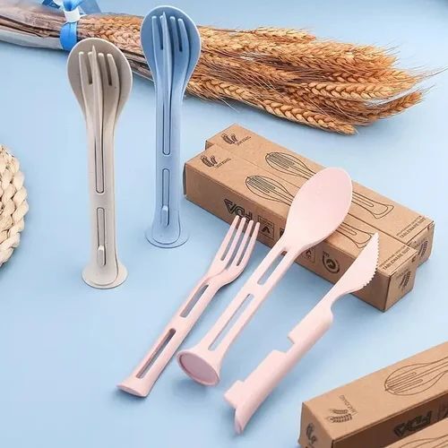 Portable Durable Plastic Cutlery Set