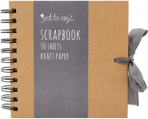 Eco-Friendly 50 Sheets Soft and Clean Kraft Paper Scrapbook for Memory