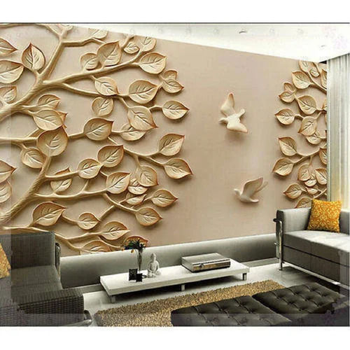 Multi Color Printed Pattern Customized Wallpaper For Home