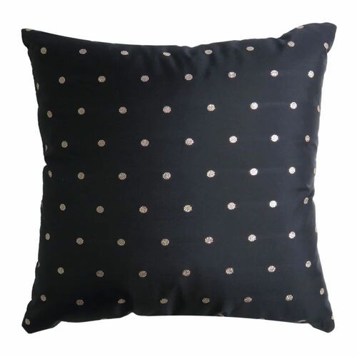 Square Dot Printed Silk Cushion